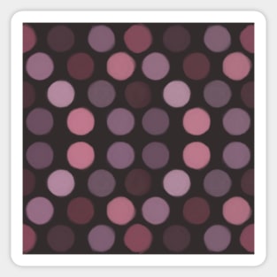 Abstract pattern with pastel circles Sticker